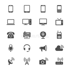 计算机图标与通讯设备 设计演进与功能表达