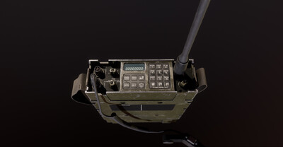 次世代写实军用通讯电台模型 通讯设备的革命性进化